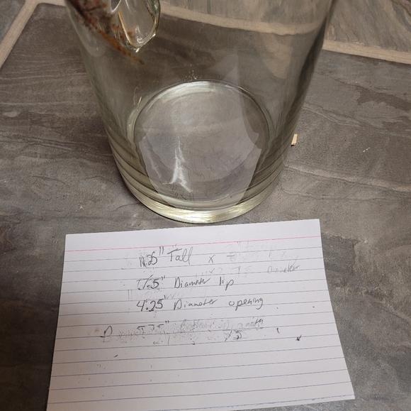 Vintage 70s Hand-blown pheasants Bar Pitcher - Picture 6 of 9